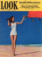 Look Magazine, April 7,1942 - Model Evelyn Frey with sailboat