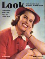 Look Magazine, November 21, 1939 - Girl in Red Sweater and Hat