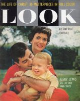 Look Magazine, December 23, 1958 - Jerry Lewis, wife and child