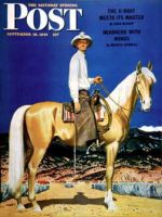 Saturday Evening Post, September 18, 1943 - Cowboy on Palomino