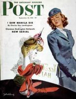 Saturday Evening Post, September 26, 1942 - WAC Admires Hat