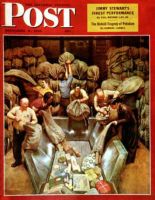 Saturday Evening Post, December 8, 1945 - Post Office Sorting Room