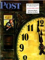 Saturday Evening Post, January 1, 1949 - Giant Clock on New Year's Eve