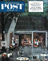 Saturday Evening Post, May 22, 1954 - Rain-out Birthday Party