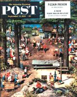 Saturday Evening Post, September 11, 1954 - Labor Day Picnic 