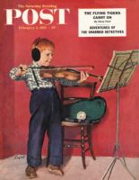Saturday Evening Post, February 5, 1955 - Violin Practice
