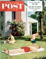 Saturday Evening Post, June 4, 1955 - Watering Father