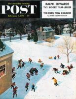 Saturday Evening Post, February 4, 1956 - Snowball Recess