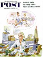 Saturday Evening Post, September 19, 1959 - Daydreaming Woman 