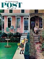 Saturday Evening Post, July 1, 1961 - Tidy and Sloppy Neighbors
