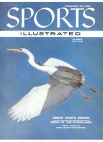 Sports Illustrated, February 20, 1956 - White Heron, fishing