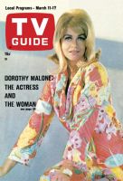 TV Guide, March 11, 1967 - Dorothy Malone: The Actress and the Woman