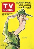 TV Guide, August 26, 1967 - Jim Nabors as Gomer Pyle