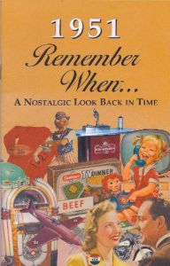1951 Remember When Booklet