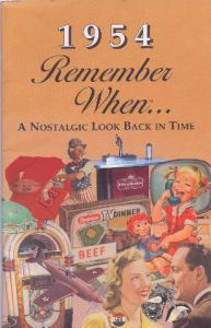 1954 Remember When Booklet