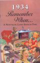 1934 Remember When Booklet